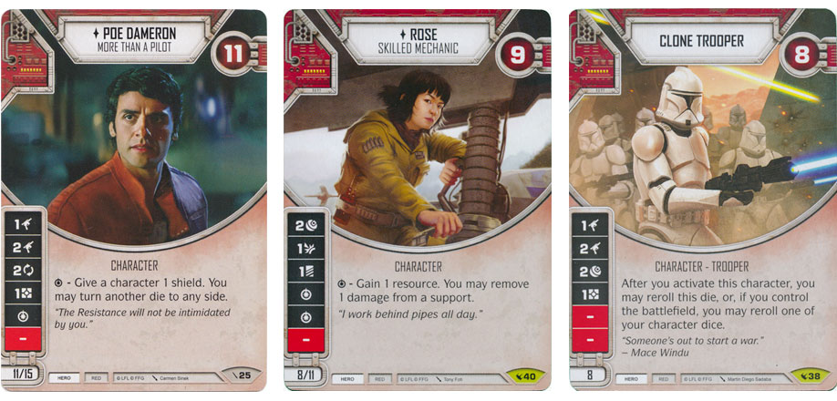My Solidarity team: ePoe/Rose/Clone Trooper