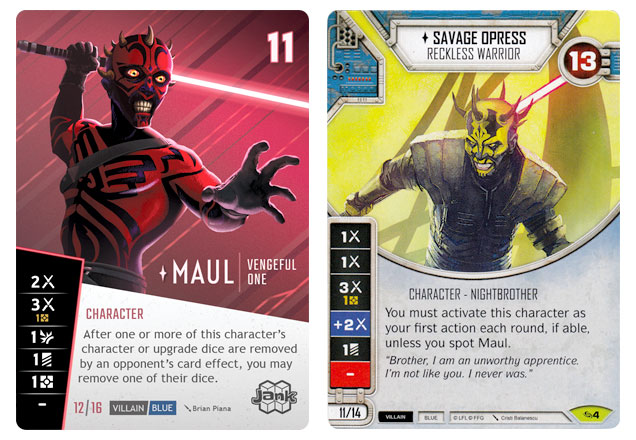 Maul/Savage lineup